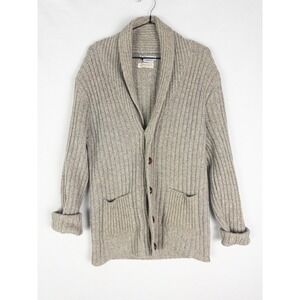 VTG‎ Daytons Marlborough Collection Cardigan Womens M Wool Blend Gray Shawl Neck